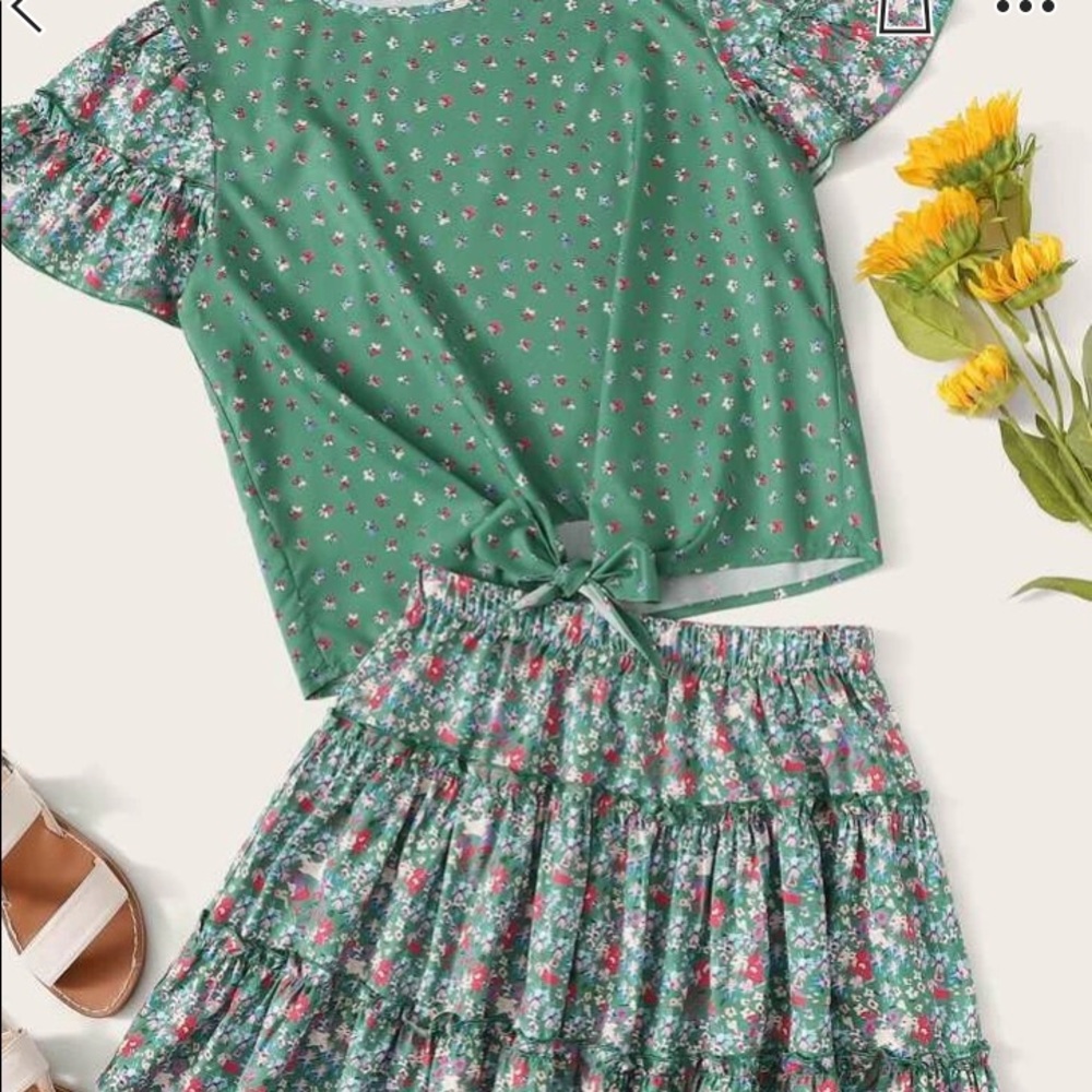 Skirt and shirt